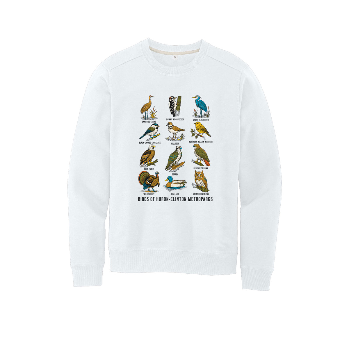 Birds of the Metroparks Crewneck