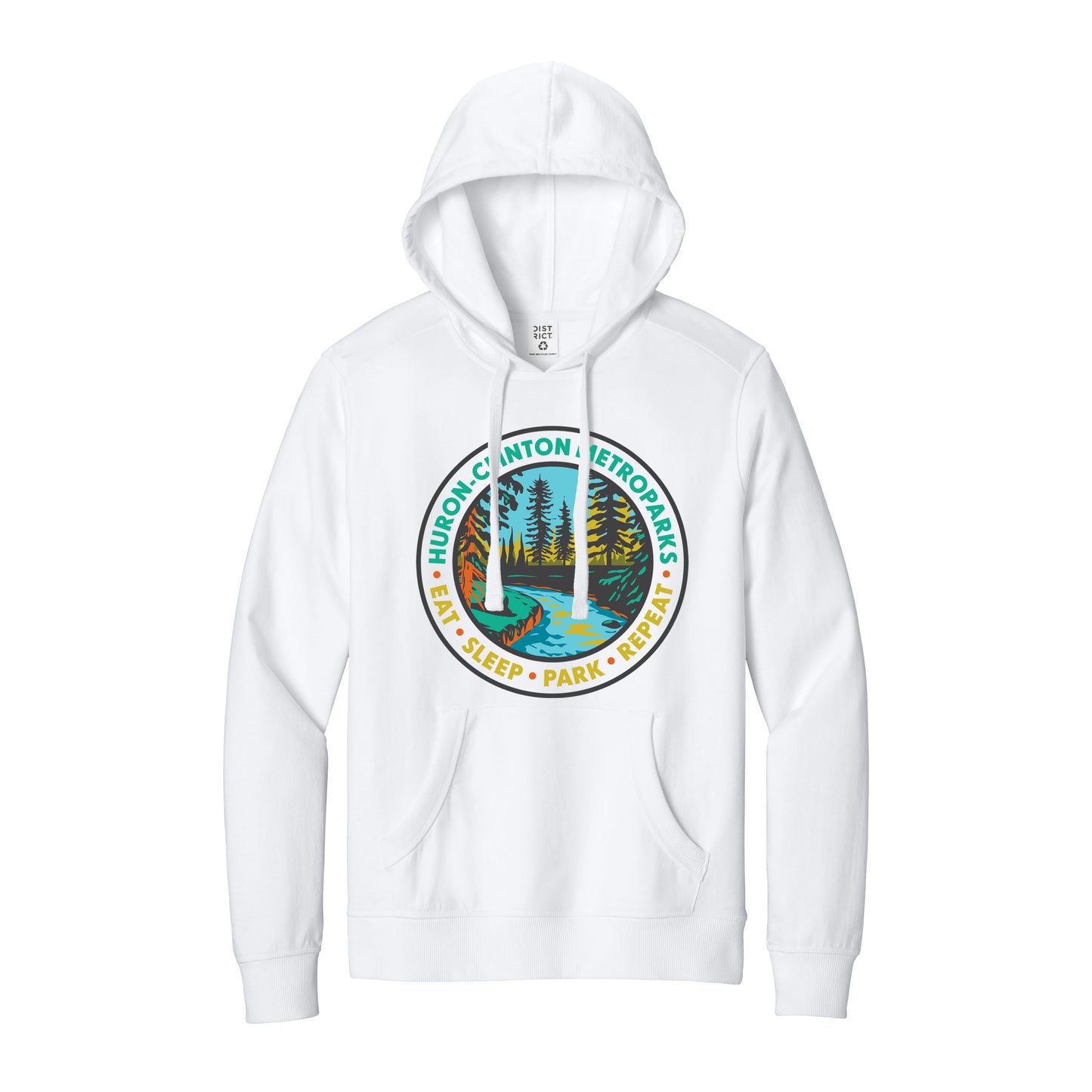 Eat Sleep Park Repeat Adult Hoodie