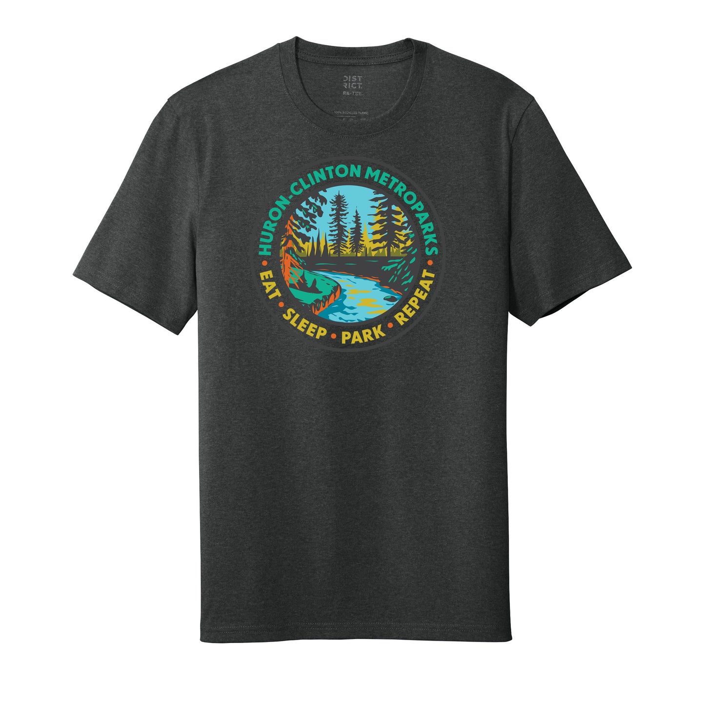 Eat Sleep Park Repeat Adult T-shirt