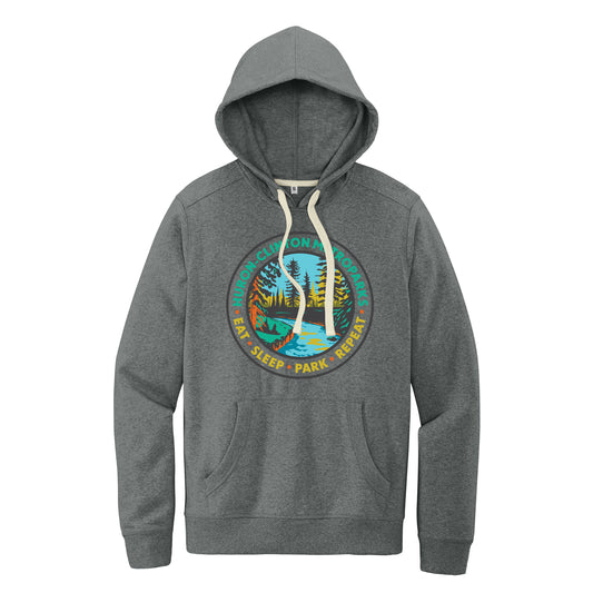 Eat Sleep Park Repeat Adult Hoodie