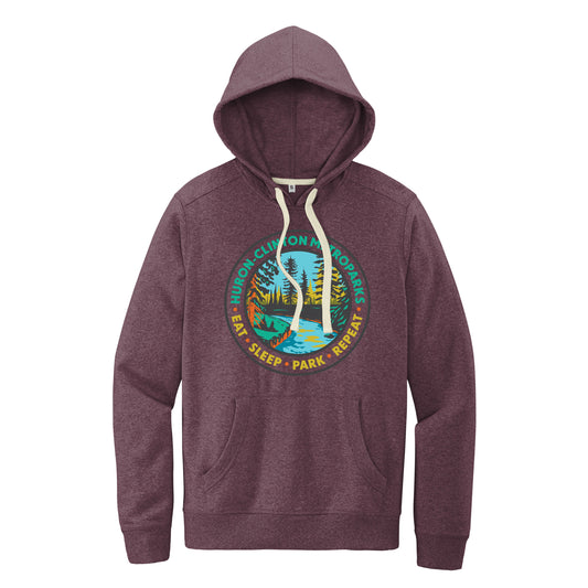 Eat Sleep Park Repeat Adult Hoodie
