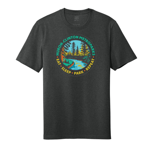 Eat Sleep Park Repeat Adult T-shirt