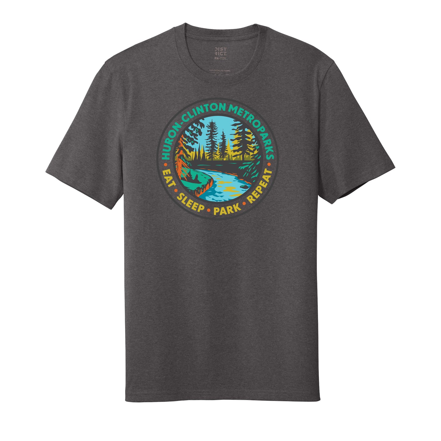 Eat Sleep Park Repeat Adult T-shirt