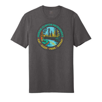 Eat Sleep Park Repeat Adult T-shirt