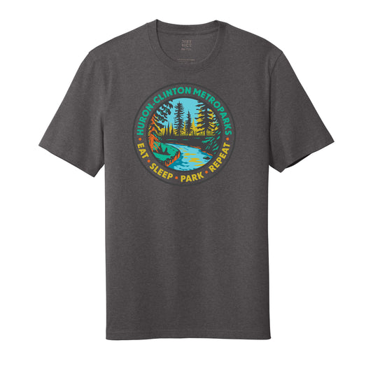 Eat Sleep Park Repeat Adult T-shirt