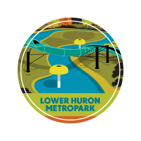 Lower Huron Sticker