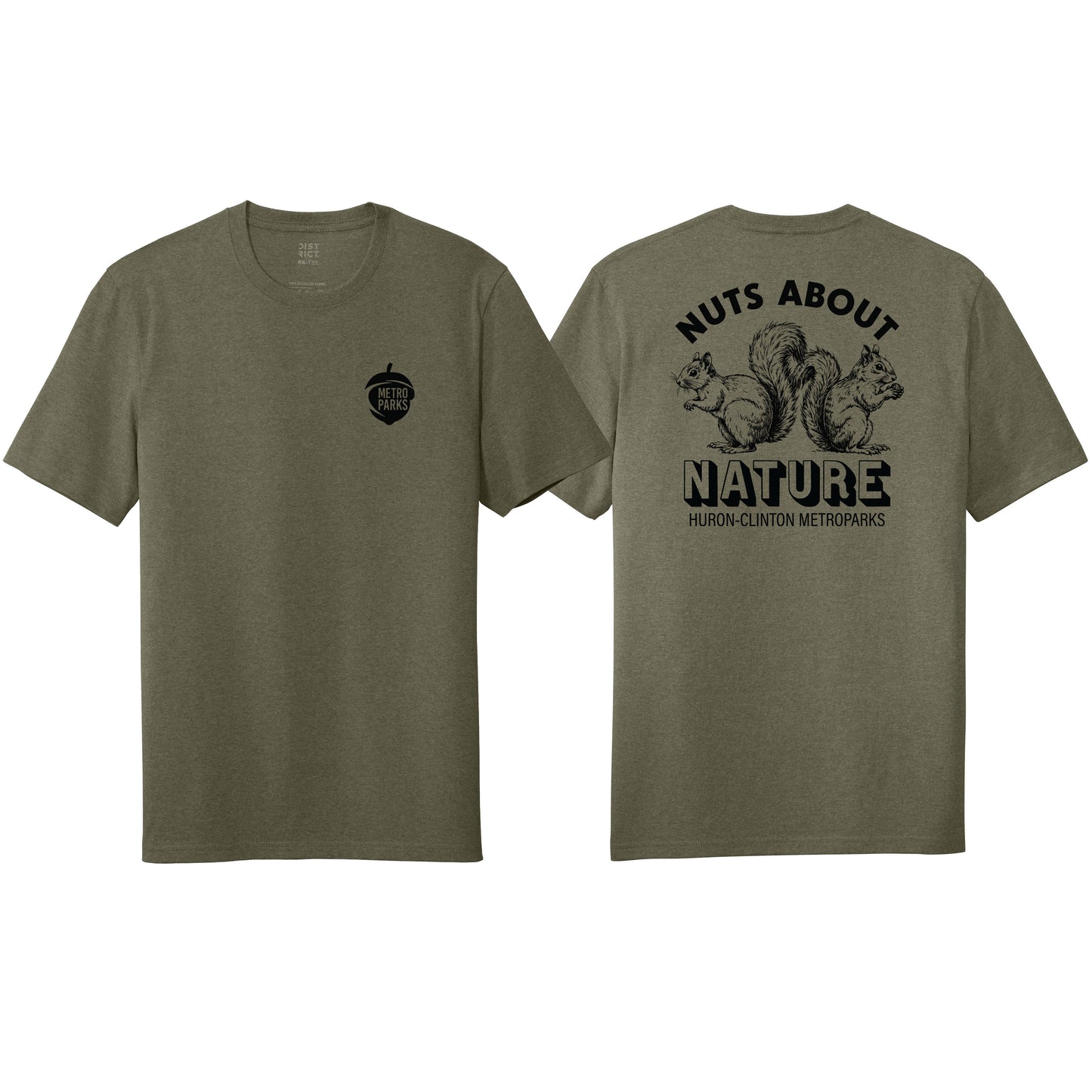 Nuts About Nature Adult T-shirt