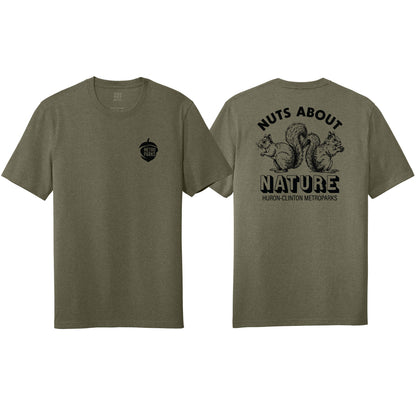 Nuts About Nature Adult T-shirt