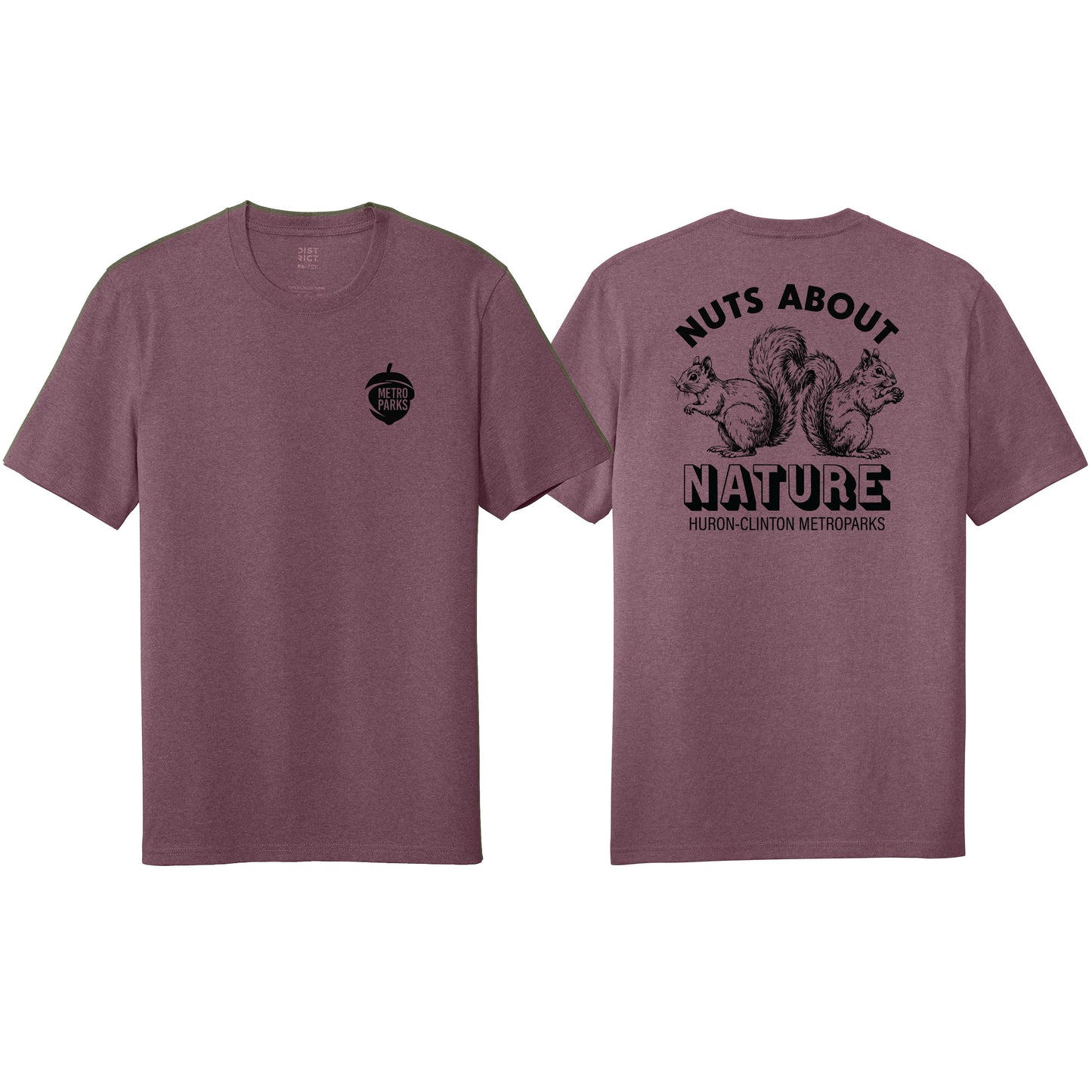 Nuts About Nature Adult T-shirt