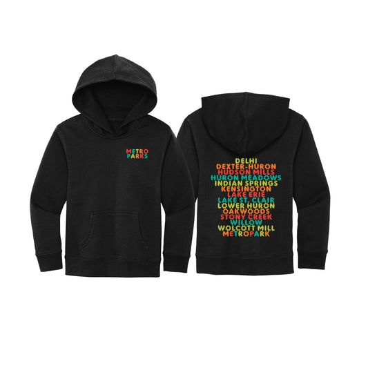 13 Parks List Youth Hoodie