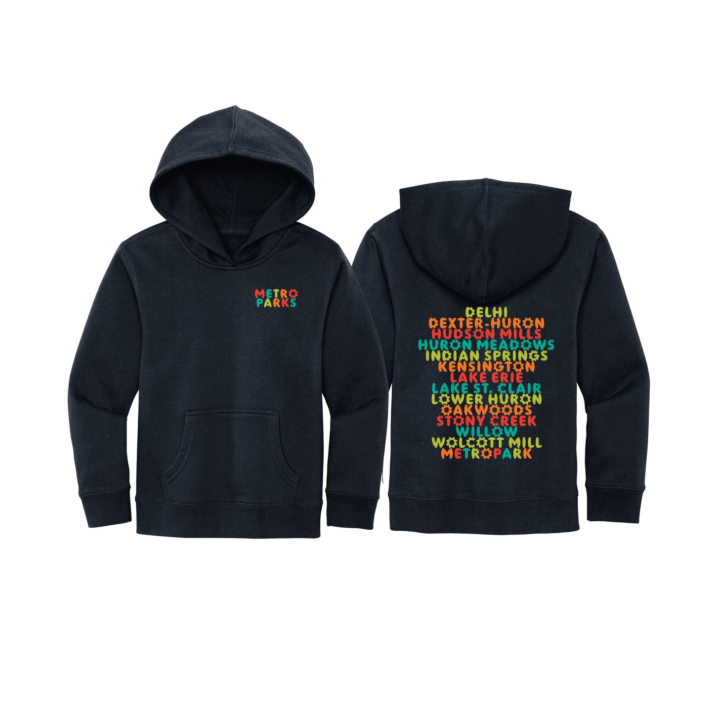 13 Parks List Youth Hoodie