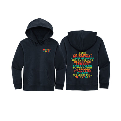 13 Parks List Youth Hoodie